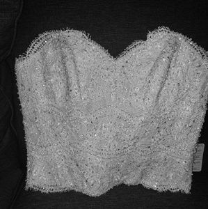 Ivory wedding corset